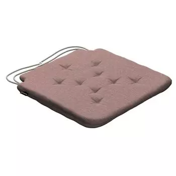 Подушка на стул Christoph со шнурком Dekoria, розовый