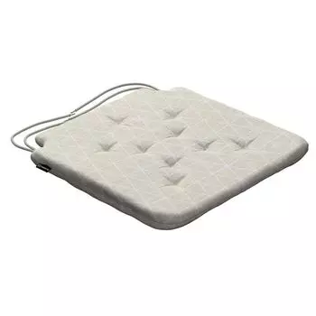 Подушка на стул Christoph со шнурком Dekoria, бежевый