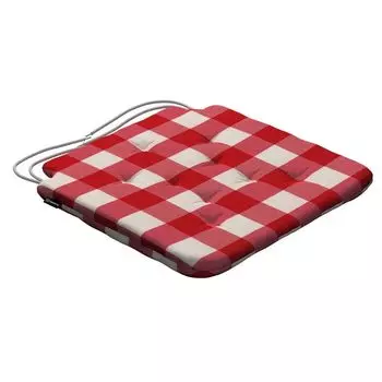 Подушка на стул Christoph со шнурком Dekoria, красный