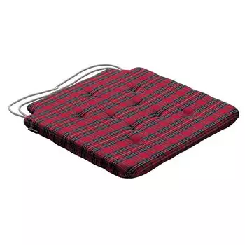 Подушка на стул Christoph со шнурком Dekoria, красный