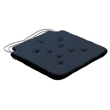 Подушка на стул Christoph со шнурком Dekoria, синий