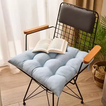 Подушка на стул Evideoa Soft Grand Carre - синяя - 50x50 см Evidea