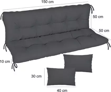 Подушка на стул Ferocity, серый