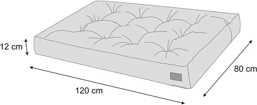Подушка на стул Hobbygarden, черный