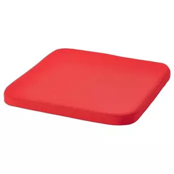 Подушка на стул, красная, 36x36x2,5 см, STAGGSTARR IKEA