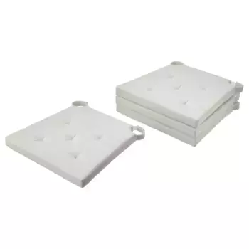 Подушка на стул, кремовый, 42/35x40x4 см, набор из 4 шт. JUSTINA IKEA