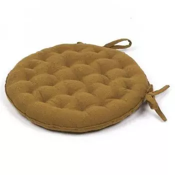 Подушка на стул круглая Secession, хлопок, 37 см TODAY