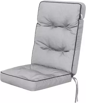 Подушка на стул LENA подушка подушка садовая подушка подушка шезлонг садовый стул, графит 120 x 50 см Hobbygarden, серый