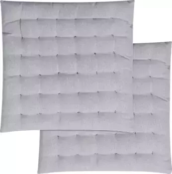 Подушка на стул Magma Heimtex "Фрейя" с великолепной стежкой 40х40 см, серый