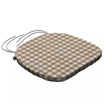 Подушка на стул Marcus со шнурком Dekoria, бежевый