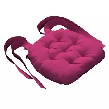 Подушка на стул Мартин с бантиками Dekoria, розовый