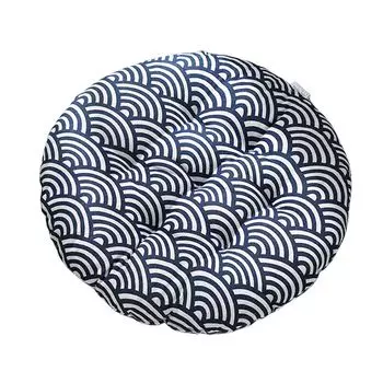 Подушка на стул, моющаяся, мягкая подушка для сиденья из полиэстера в клетку, украшение для дома, декор-A, размеры: 45 x 45 см Stuttg, мультиколор