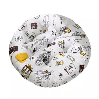 Подушка на стул, моющаяся, мягкая полиэстеровая подушка для сиденья в клетку, украшение для дома-C, размеры: 30 x 30 см Stuttg, мультиколор