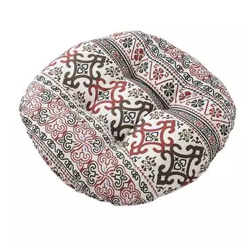 Подушка на стул, моющаяся, мягкая полиэстеровая подушка в клетку, подушка для сиденья, украшение для дома-E, размеры: 40 x 40 см Stuttg, мультиколор