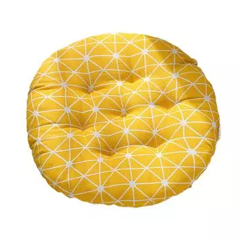 Подушка на стул, моющаяся, мягкая полиэстеровая подушка в клетку, подушка для сиденья, украшение для дома-H, размеры: 40 x 40 см Stuttg, мультиколор