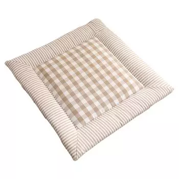 Подушка на стул Мягкая, удобная, уютная, дышащая, окрашенная в пряже, облегчение боли, хлопок, лен, обеденный стул, татами, подушка для дома, темно-синяя Stuttg, мультиколор