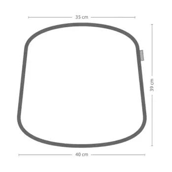 Подушка на стул Nolon, синий