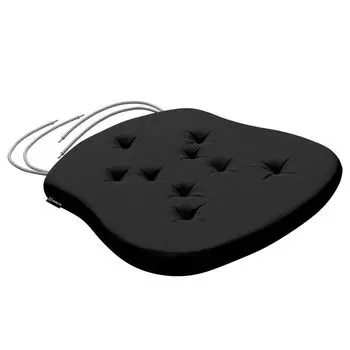 Подушка на стул Peter со шнурком Dekoria, черный