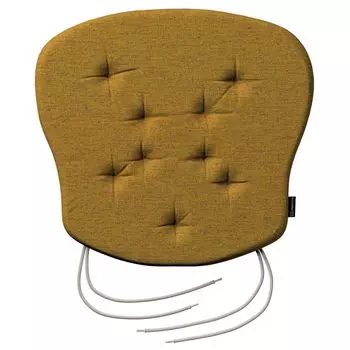 Подушка на стул Peter со шнурком Dekoria, желтый