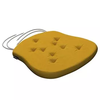 Подушка на стул Peter со шнурком Dekoria, желтый