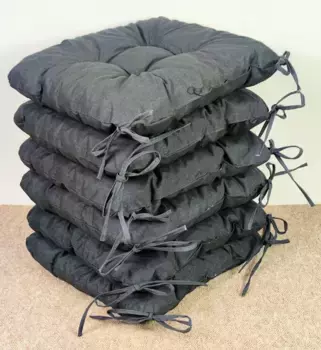 Подушка на стул Rattani, черный