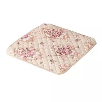 Подушка на стул с ремнями Пылезащитная декоративная полиэстеровая подушка для домашнего ресторана, обеденного стула, подушка для ежедневного использования, цвет кожи, размеры: M Stuttg, светло-коричневый