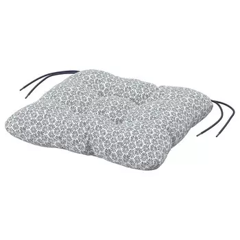 Подушка на стул/садовая, синяя, 36x32 см, KLSAN IKEA