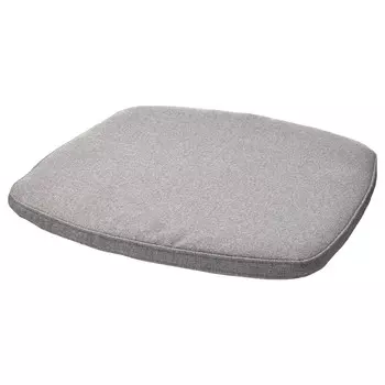Подушка на стул, серая, 32,6/31,3x33x3 см, LVGRSMAL IKEA