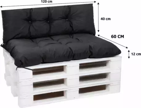 Подушка на стул Setgarden, черный