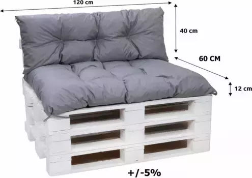 Подушка на стул Setgarden, серый