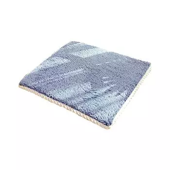 Подушка на стул, удобная мягкая однотонная плюшевая напольная подушка для дома, синяя, размеры: 40 см Stuttg