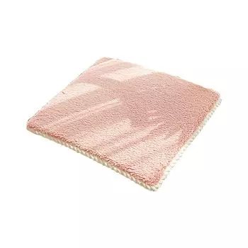 Подушка на стул, удобная мягкая однотонная плюшевая напольная подушка для дома, бежевая, размеры: 40 см Stuttg, розовый