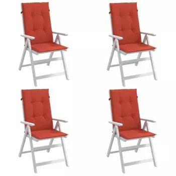 Подушка на стул Vidaxl, красный