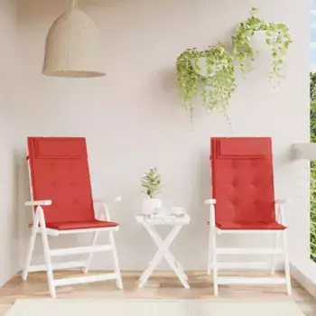 Подушка на стул Vidaxl, красный