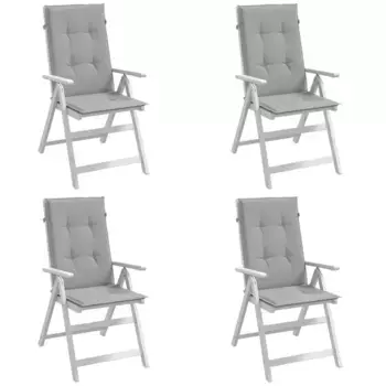 Подушка на стул Vidaxl, серый