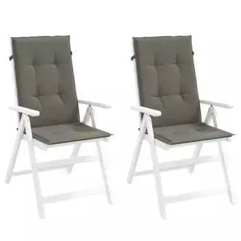 Подушка на стул Vidaxl, серый