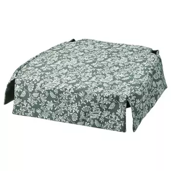 Подушка на стул, зеленая/белая, 42/35x42x4 см, DVRGDUNRT IKEA