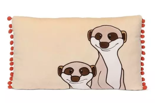 Подушка NICI со счастливыми сурикатами 48747 - Мягкая подушка NICI 43х25см