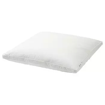 Подушка низкая, 80х80 см ,белый, BERGVEN IKEA