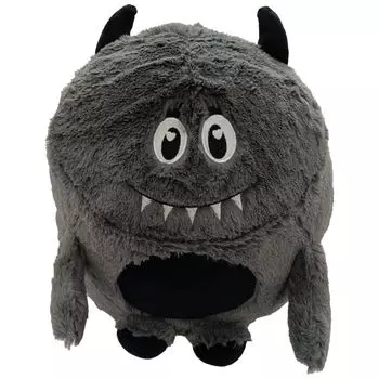 Подушка-обнимашка Monster плюшевая детская подушка антрацитовая декоративная подушка с наполнителем автомобильная подушка около 45 см Haus und Deko