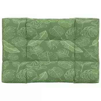 Подушка-паллет CAMELUN с рисунком листа 50х40х12 см, ткань KAMELUN