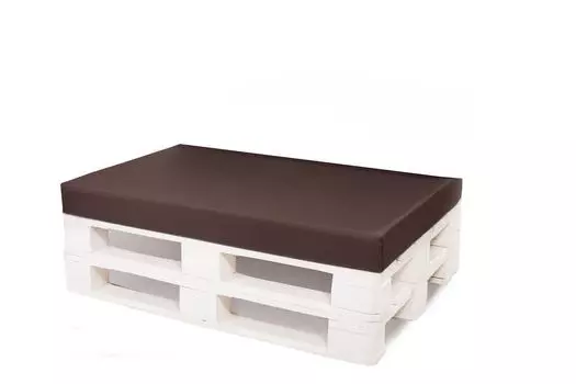 Подушка-паллета CAMELUN с рисунком листа 120х40х12 см, ткань Setgarden