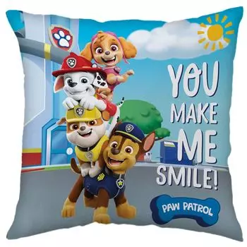 Подушка Paw Patrol квадратная, декоративная подушка 40х40 см sarcia.eu