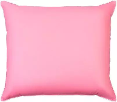 Подушка Pen-Pol натуральная полупуховая 60х60 розовая - стеганая подушка, подушка для аллергиков, подушка для кровати, подушка для сна, экологическая подушка, ночная подушка, внутренняя подушка