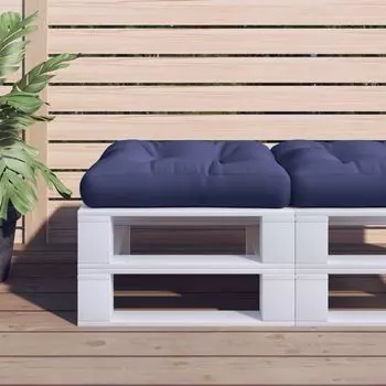 Подушка под поддон мебельный темно-синий 60x60x12 см ткань CL0000274018 Vidaxl