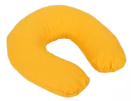 Подушка под шею круглая Сделано в Германии Цвет - желток Yogabox
