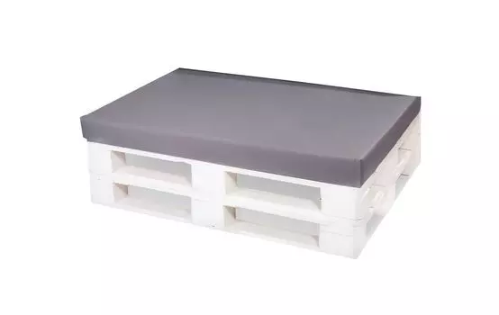 Подушка-поддон 120x40см | подушка сиденья | европоддоны | напольная подушка для детей | подушка для поддона на открытом воздухе серая | Напольная подушка Setgarden, серый