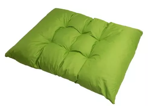 Подушка-поддон 120x60см | подушка сиденья | европоддоны | напольная подушка для детей | Подушка для поддона для наружного применения серая Setgarden, лайм
