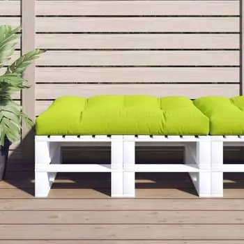 Подушка поддон vidaXL светло-зеленый 120x80x12 см ткань - подушка поддон - подушка мебельная поддон - подушка поддон диван - подушка