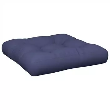 Подушка-поддон vidaXL темно-синий 60x60x12 см ткань